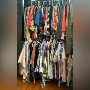Mixed Women’s Clothing Lot - Colorful Tops & Jackets